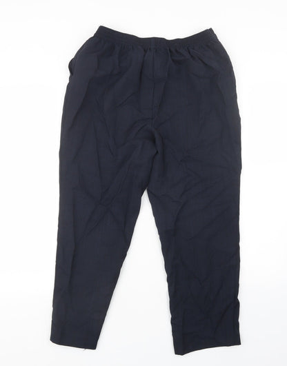 Womens UK Size 14 Marks and Spencer Regular Fit  Blue Trousers