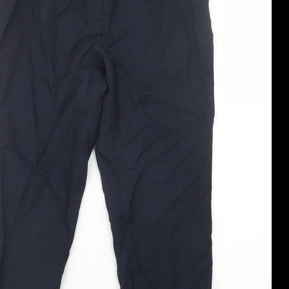 Womens UK Size 14 Marks and Spencer Regular Fit  Blue Trousers