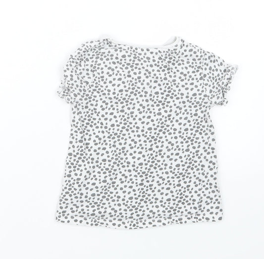 TU Girls Black   Basic T-Shirt Size 3-4 Years