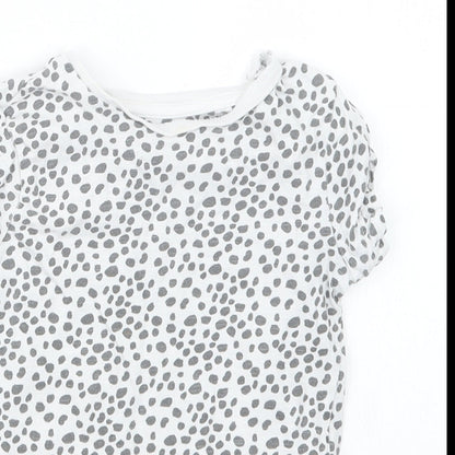 TU Girls Black   Basic T-Shirt Size 3-4 Years