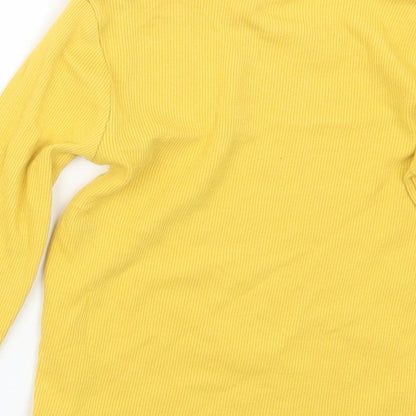 George Girls Yellow   Basic T-Shirt Size 2-3 Years
