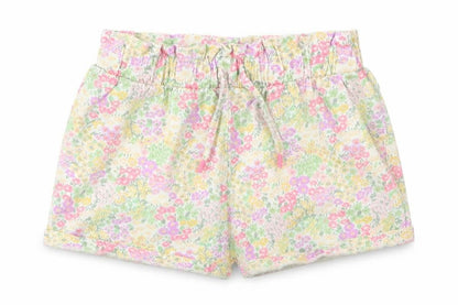 Next Girls Purple Floral  Boyfriend Shorts Size 6 Years