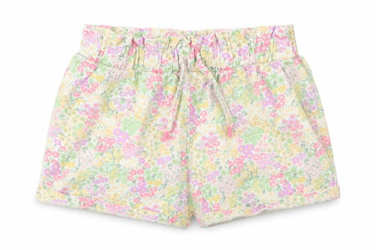 Next Girls Purple Floral  Boyfriend Shorts Size 6 Years