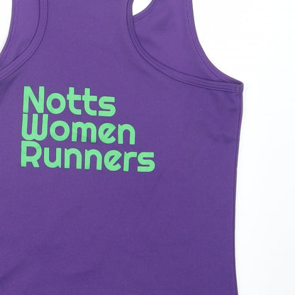 Awdis Womens Purple   Basic Tank Size M