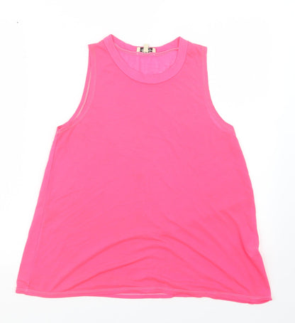 Papaya Womens Pink   Basic Tank Size 8