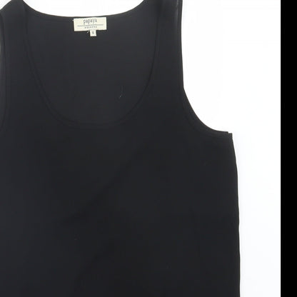 Papaya Womens Black   Basic Tank Size 8