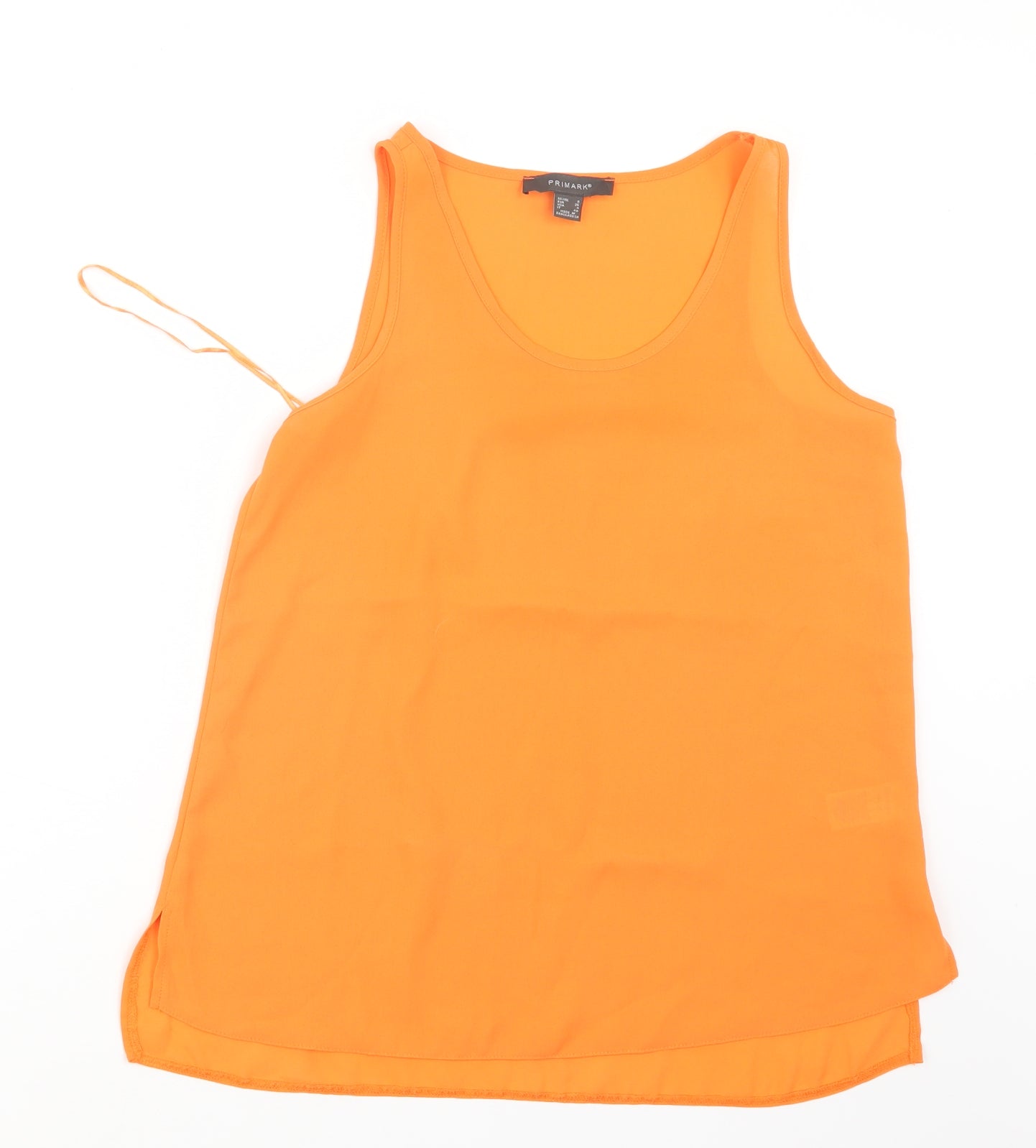 Primark Womens Orange   Basic Tank Size 8