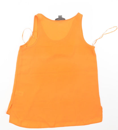 Primark Womens Orange   Basic Tank Size 8