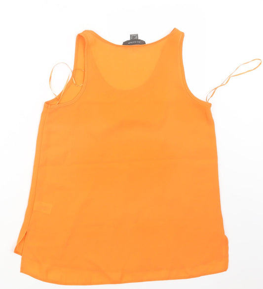 Primark Womens Orange   Basic Tank Size 8