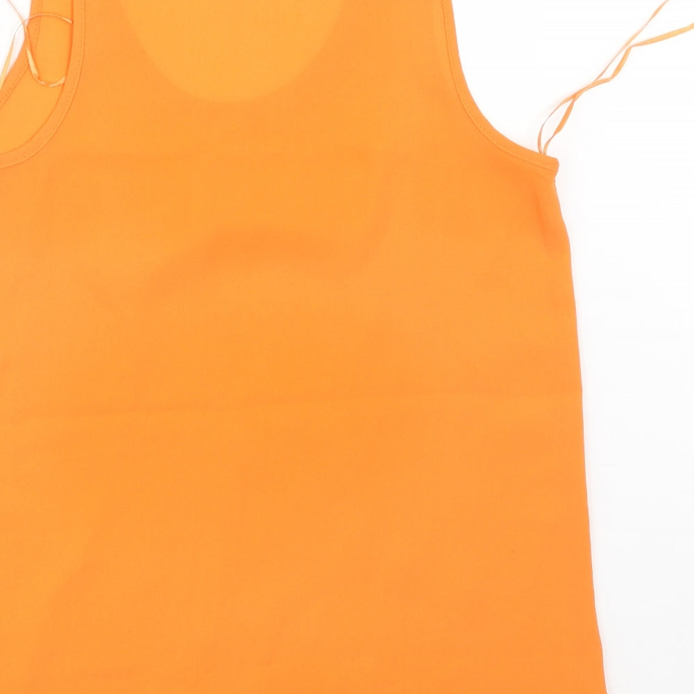 Primark Womens Orange   Basic Tank Size 8