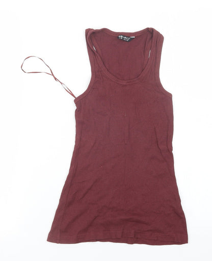 Womens UK Size 8 Select Red Basic Tank