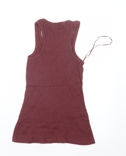Womens UK Size 8 Select Red Basic Tank