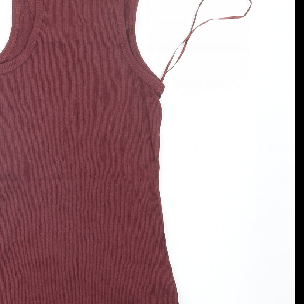 Womens UK Size 8 Select Red Basic Tank