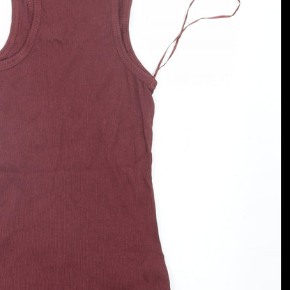 Womens UK Size 8 Select Red Basic Tank