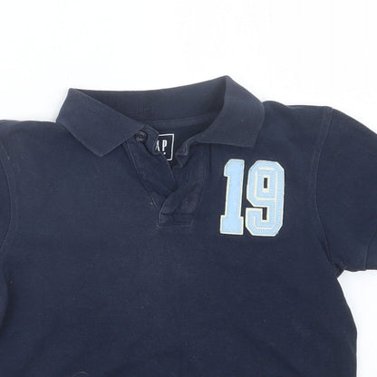 Gap Boys Blue   Basic Polo Size 6-7 Years