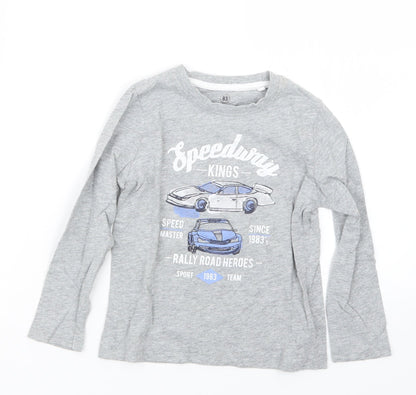 Lupilu Boys Grey   Basic T-Shirt Size 2-3 Years