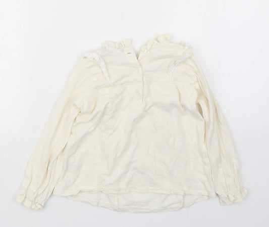 George Girls Ivory   Basic T-Shirt Size 2-3 Years