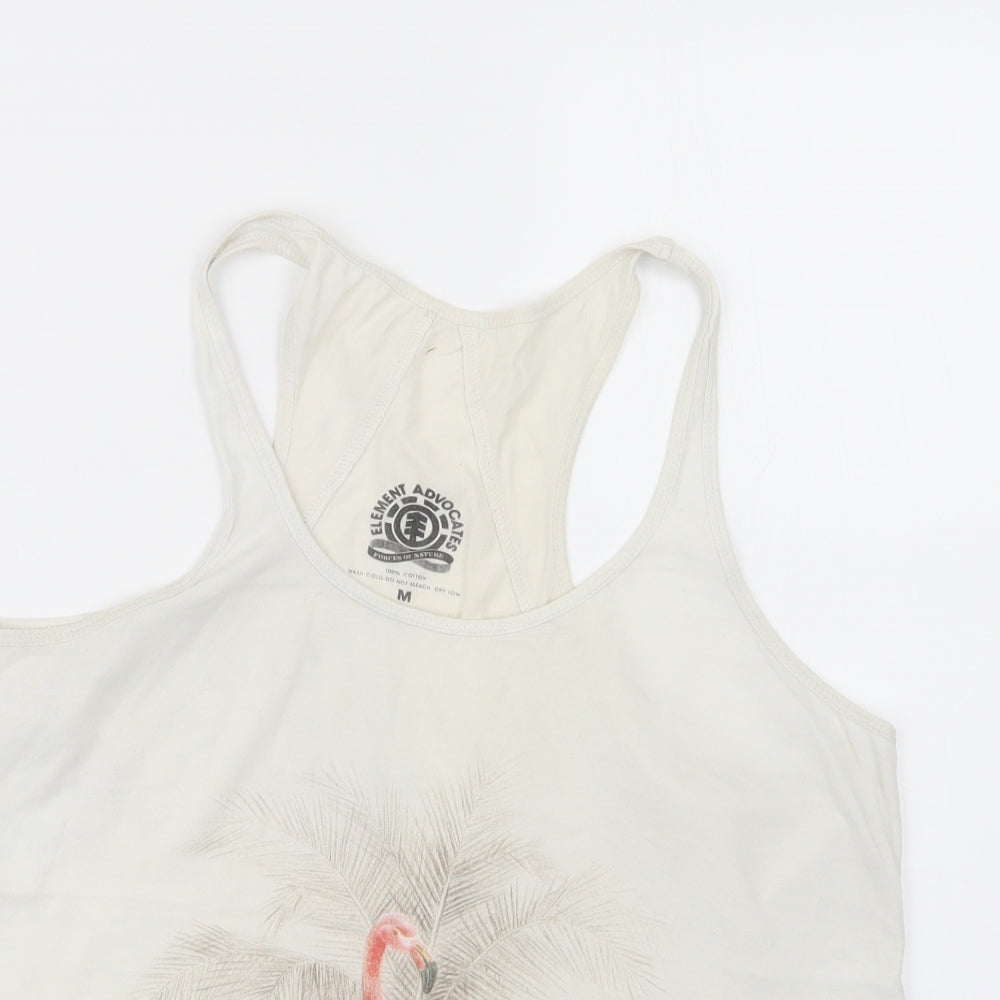 Element Advocates Womens White   Basic Tank Size M