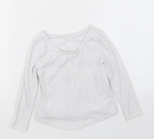 TU Girls White   Basic T-Shirt Size 3 Years