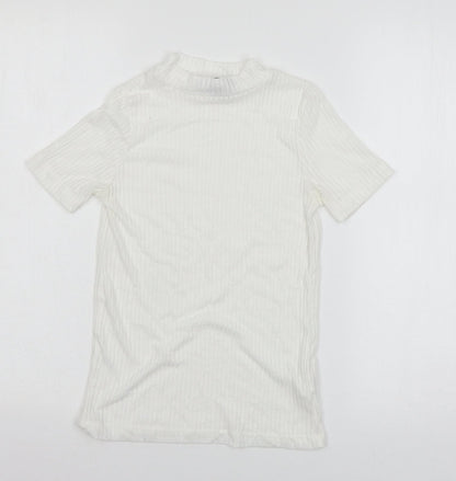 Atmosphere Womens White  Jersey Basic T-Shirt Size 8