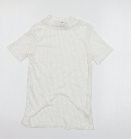 Atmosphere Womens White  Jersey Basic T-Shirt Size 8