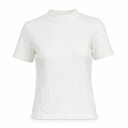 Womens UK Size 8 Atmosphere White Basic T-Shirt