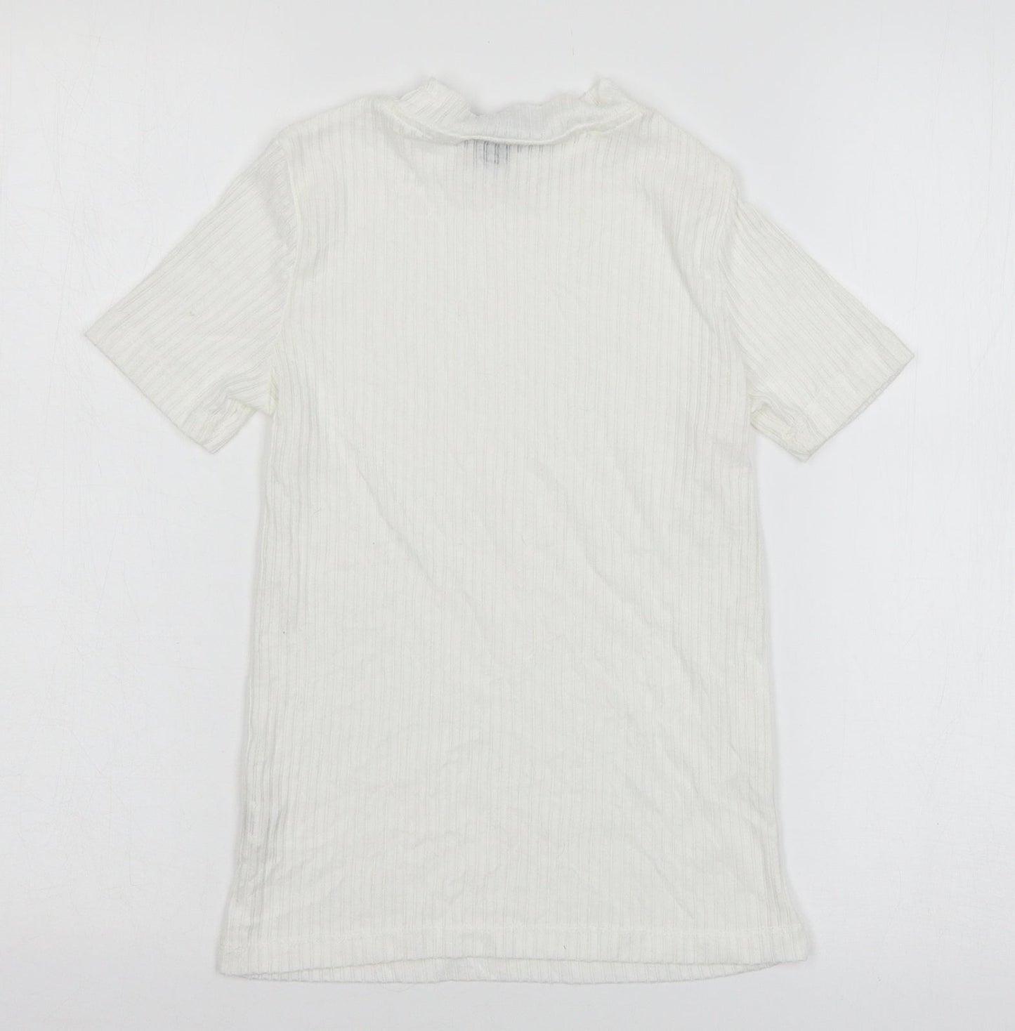 Atmosphere Womens White  Jersey Basic T-Shirt Size 8