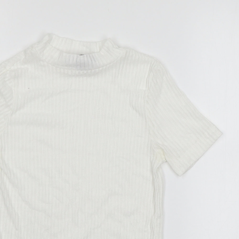 Atmosphere Womens White  Jersey Basic T-Shirt Size 8