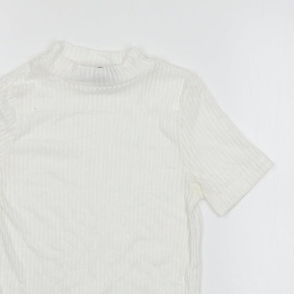 Atmosphere Womens White  Jersey Basic T-Shirt Size 8