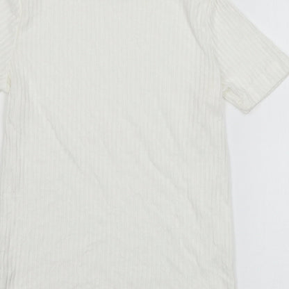 Atmosphere Womens White  Jersey Basic T-Shirt Size 8