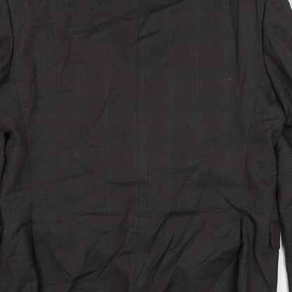 House of Fra Mens Grey Check  Jacket Suit Jacket Size L