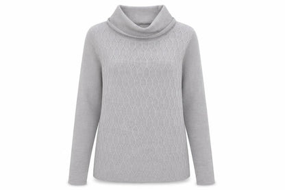 Womens UK Size 12 Bonmar Grey Pullover Jumper