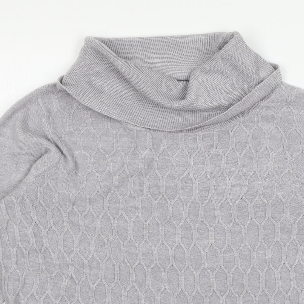 Womens UK Size 12 Bonmar Grey Pullover Jumper