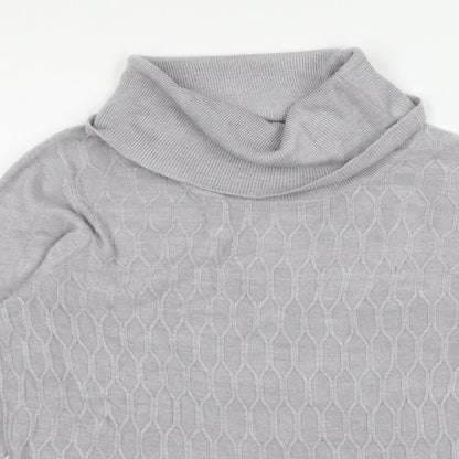 Womens UK Size 12 Bonmar Grey Pullover Jumper