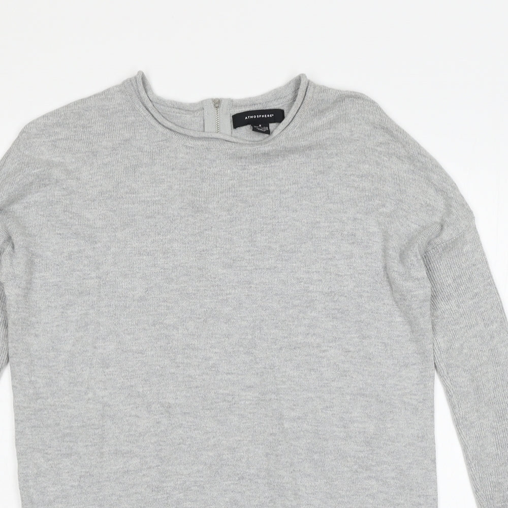 Womens UK Size 6 Atmosphere Grey Pullover Jumper