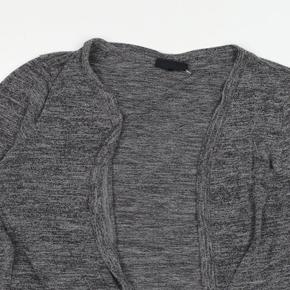 Free/quent Womens Grey  Knit Cardigan Jumper Size M