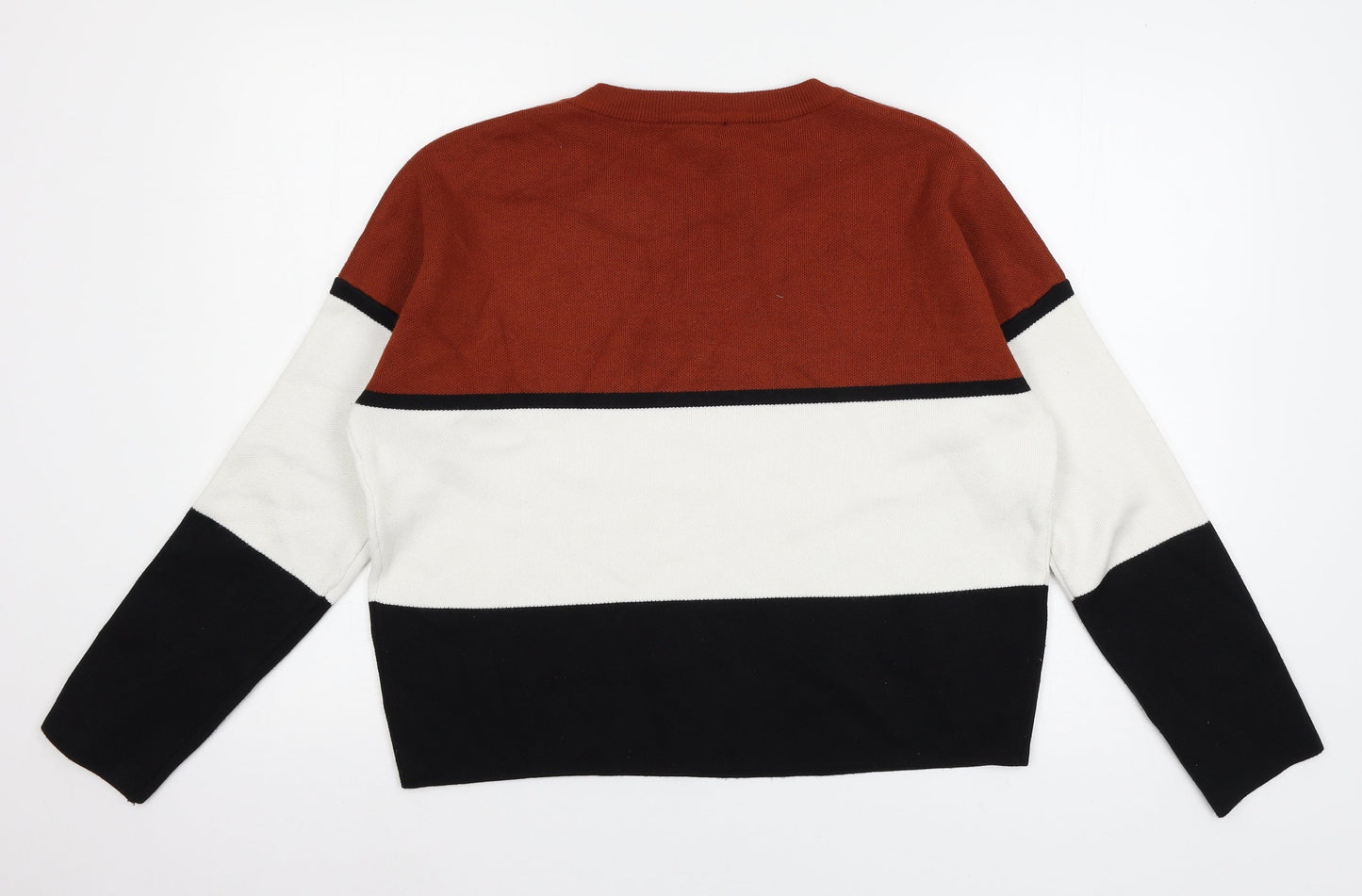 Womens UK Size M New Look Brown Pullover Jumper