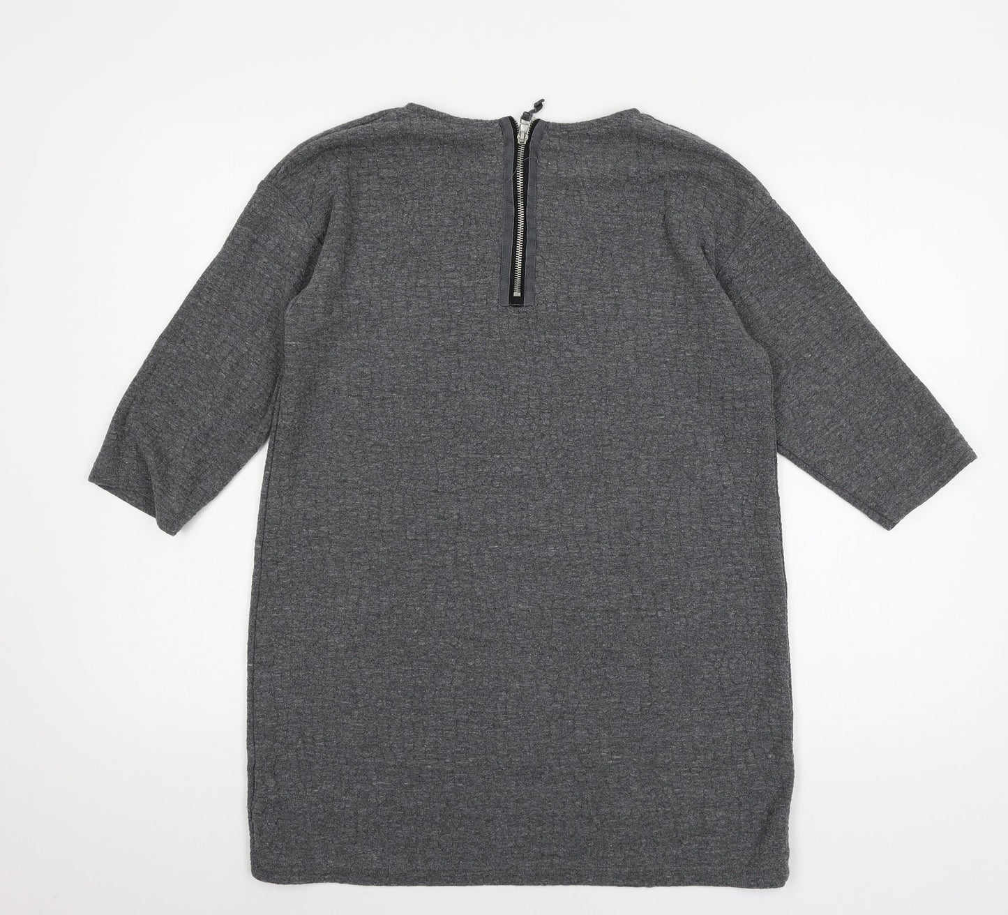 Womens UK Size 10 Topshop Grey Pullover Jumper