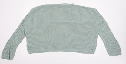 Womens UK Size XL Peacocks Green Pullover Jumper