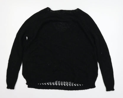 Womens UK Size 8 River Island Black Pullover Jumper