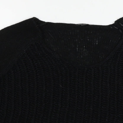 Womens UK Size 8 River Island Black Pullover Jumper