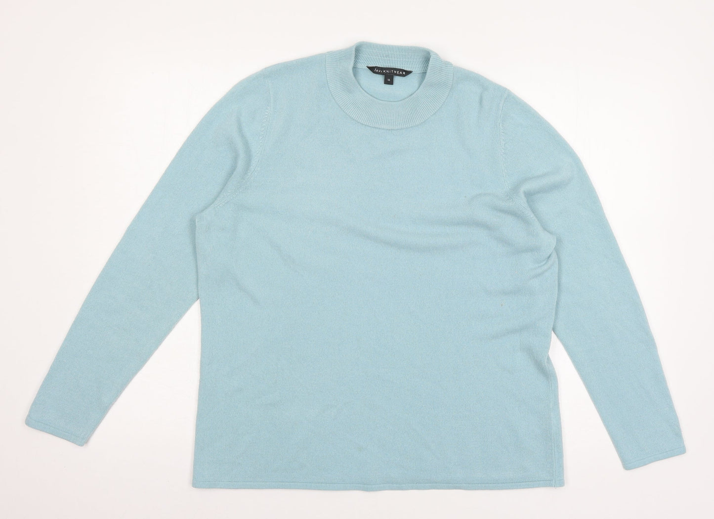 Womens UK Size 16 Bonmar Blue Pullover Jumper