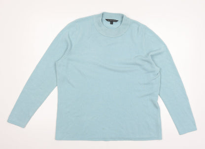 Womens UK Size 16 Bonmar Blue Pullover Jumper