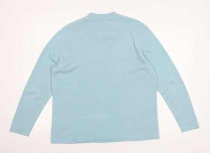 Womens UK Size 16 Bonmar Blue Pullover Jumper