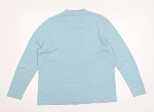 Womens UK Size 16 Bonmar Blue Pullover Jumper