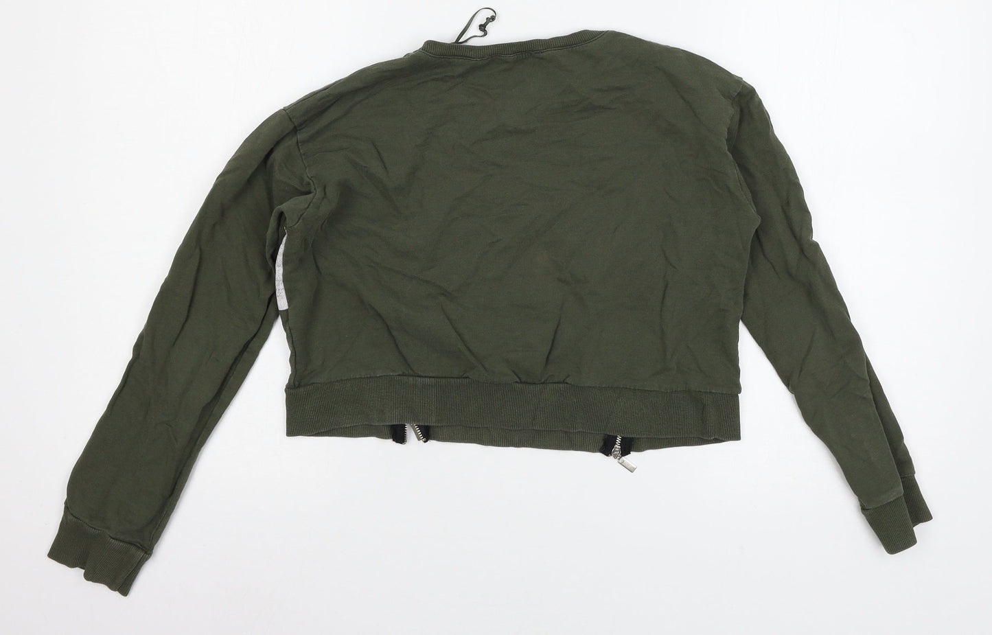 Select Womens Green  Jersey Pullover Sweatshirt Size 10  - Unlimited