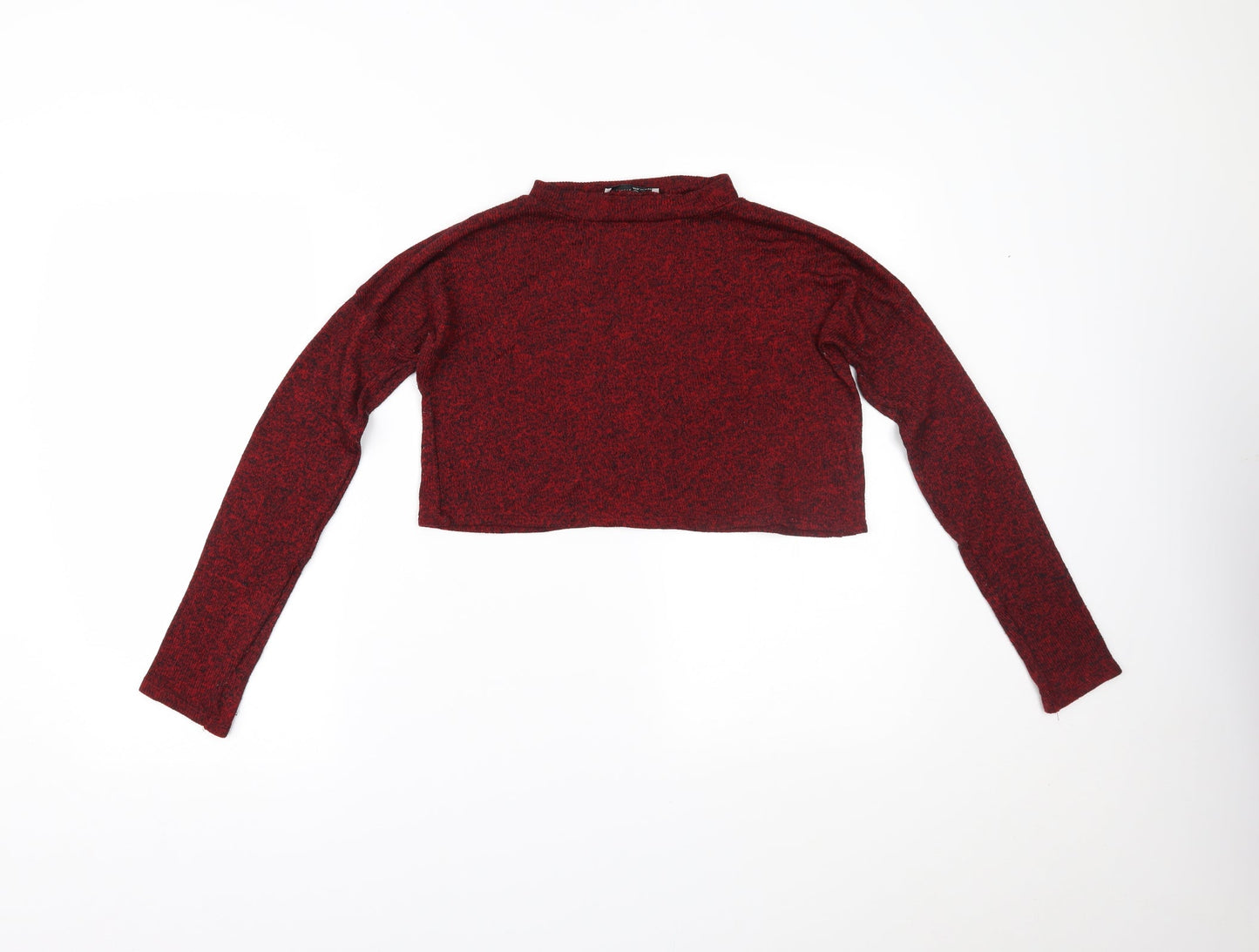 Primark Womens Red   Cropped Blouse Size 8