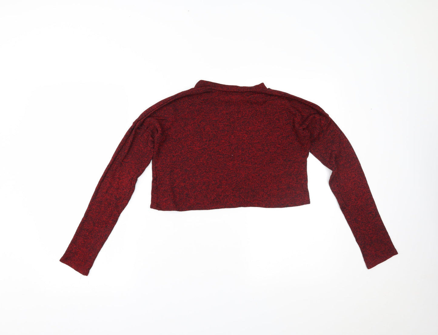 Primark Womens Red   Cropped Blouse Size 8