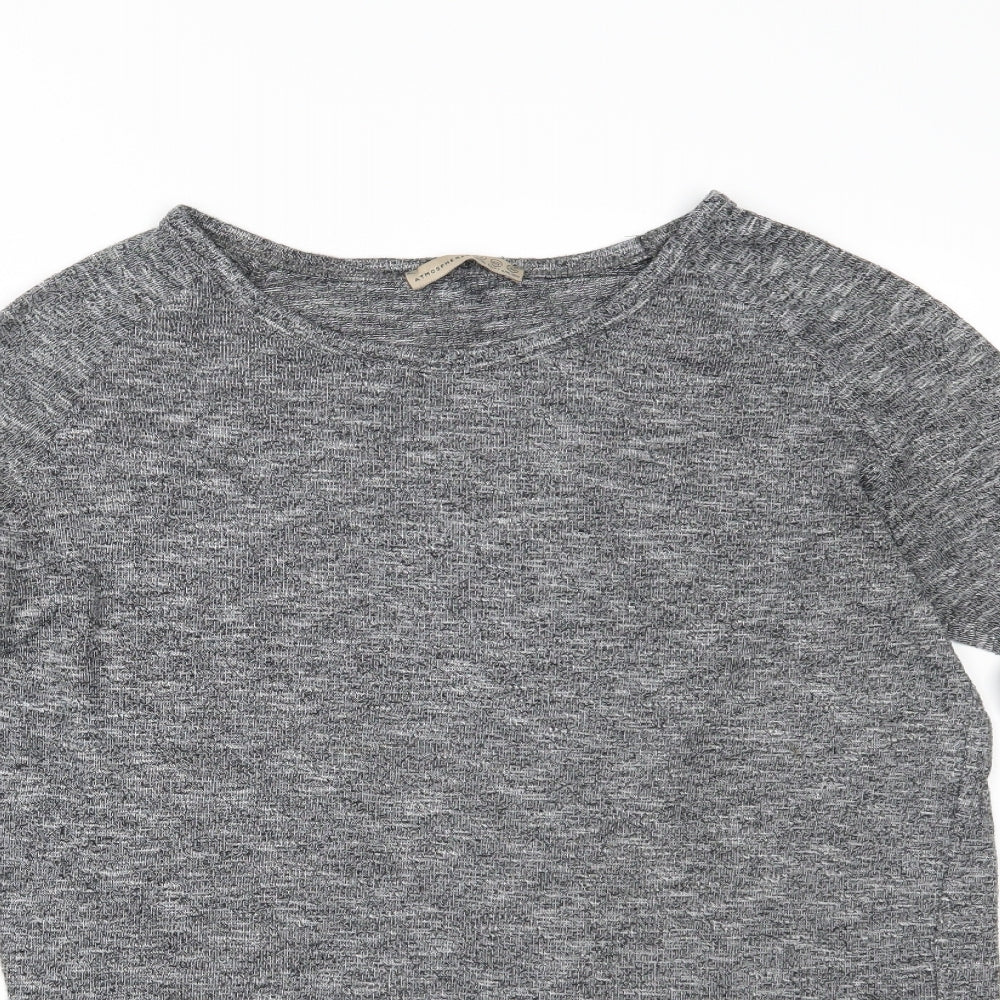 Primark Womens Grey   Basic Blouse Size 12