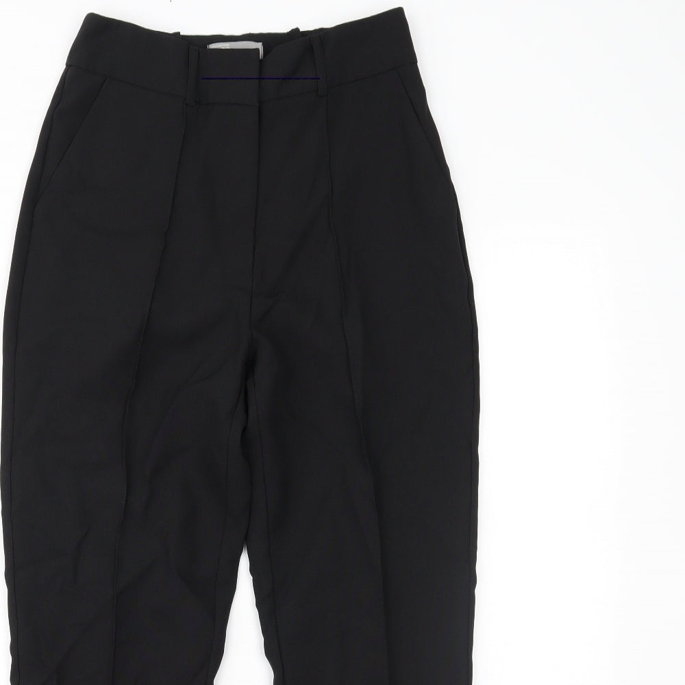 Womens UK Size 8 ASOS Regular Fit  Black Trousers